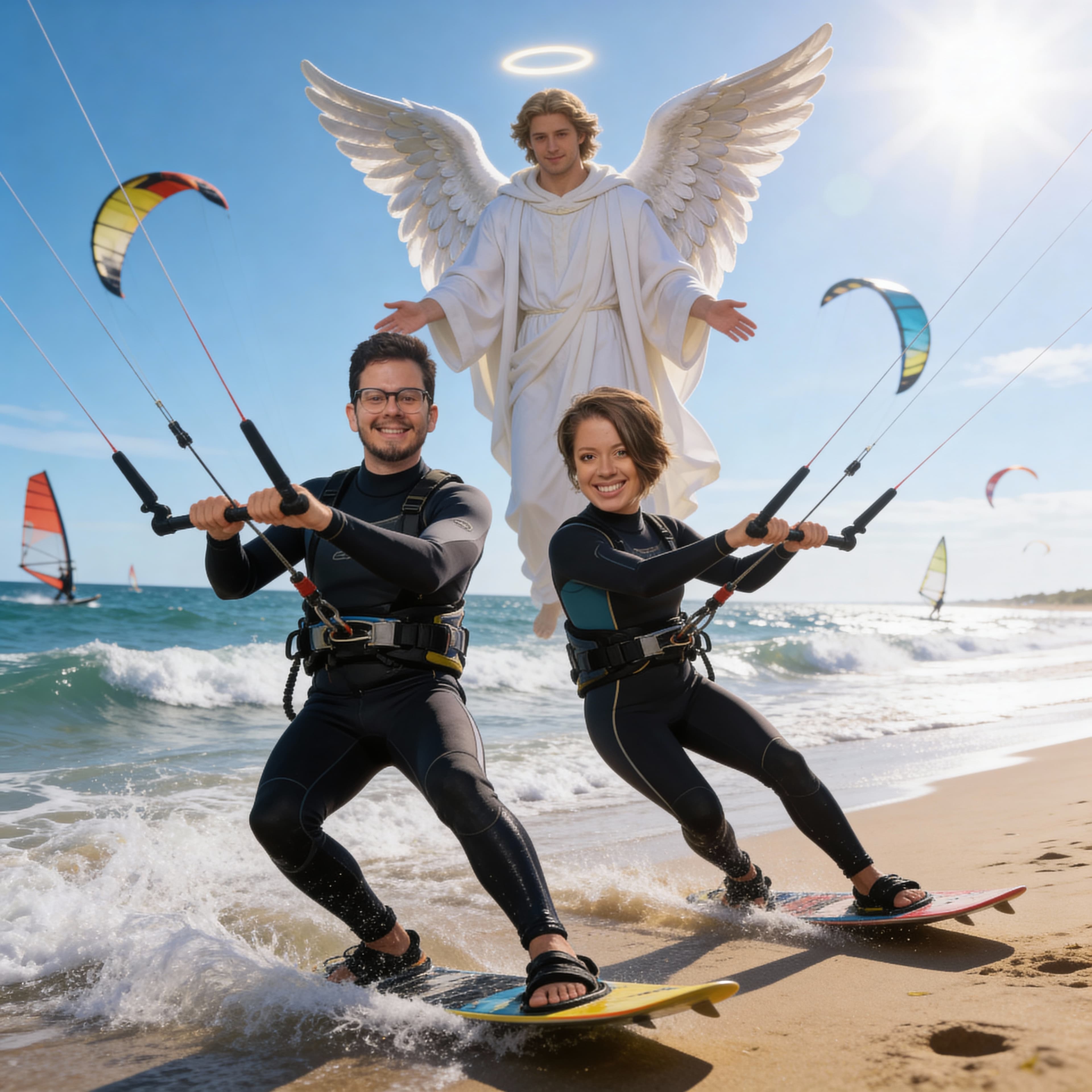 Contratação de anjo da guarda pra Leticia durante o Kitesurf